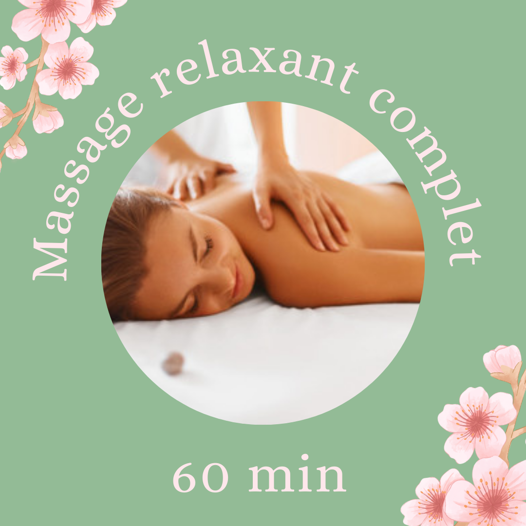 Massage relaxant 60 min